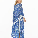Siciliana - Livia Maxi Split Kaftan (Off-White)
