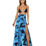 Jungle - Blue Palm Vera Skirt