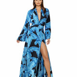 Jungle - Blue Palm Vera Skirt