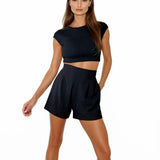 Monochrome - Black Havana Shorts