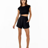 Monochrome - Black Havana Shorts