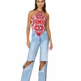 Siciliana - Rosa Capri Triangle Top