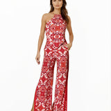 Siciliana – Rosa Pants (Red)