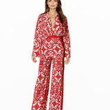 Siciliana – Rosa Pants (Red)