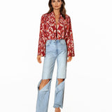 Siciliana – Rosa Cropped Shirt