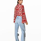 Siciliana – Rosa Cropped Shirt