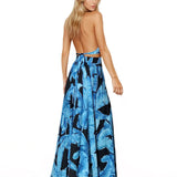 Jungle - Blue Palm Vera Top