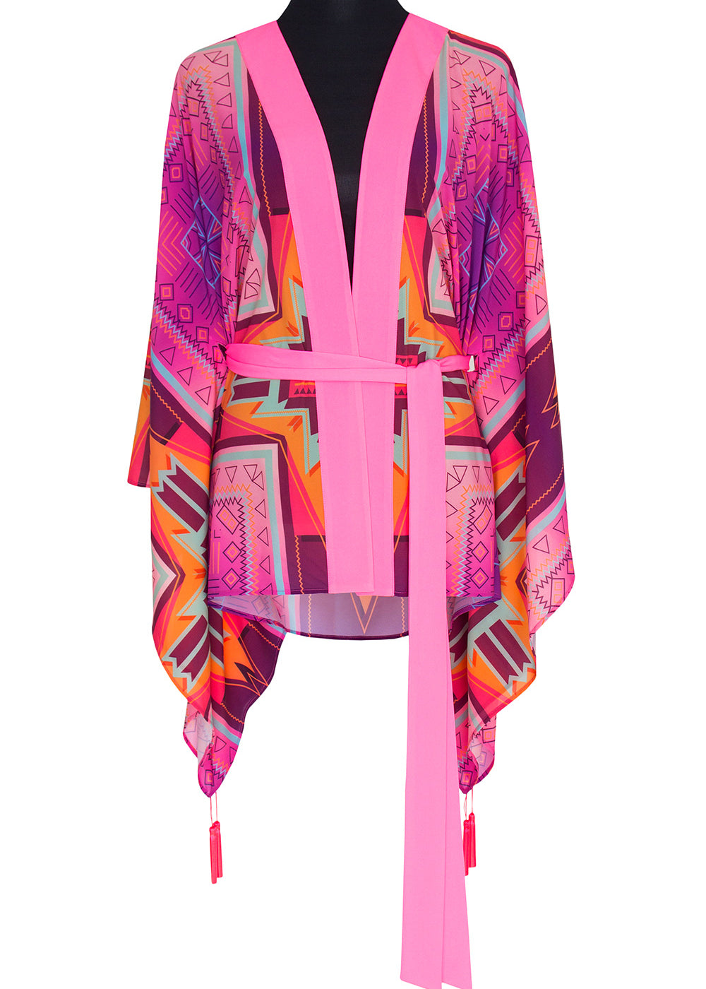 Tribal - Pink Kimono Wings (Neon Pink)