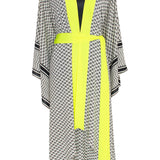Desert - Tribe Kimono Skull (Neon Yellow)