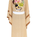 Desert - Sand Kimono Skull (Off-White)