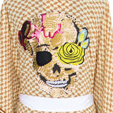 Desert - Sand Kimono Skull (Off-White)