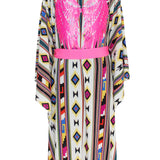 Boho - Pink Navajo Kimono Wings (Neon Pink)