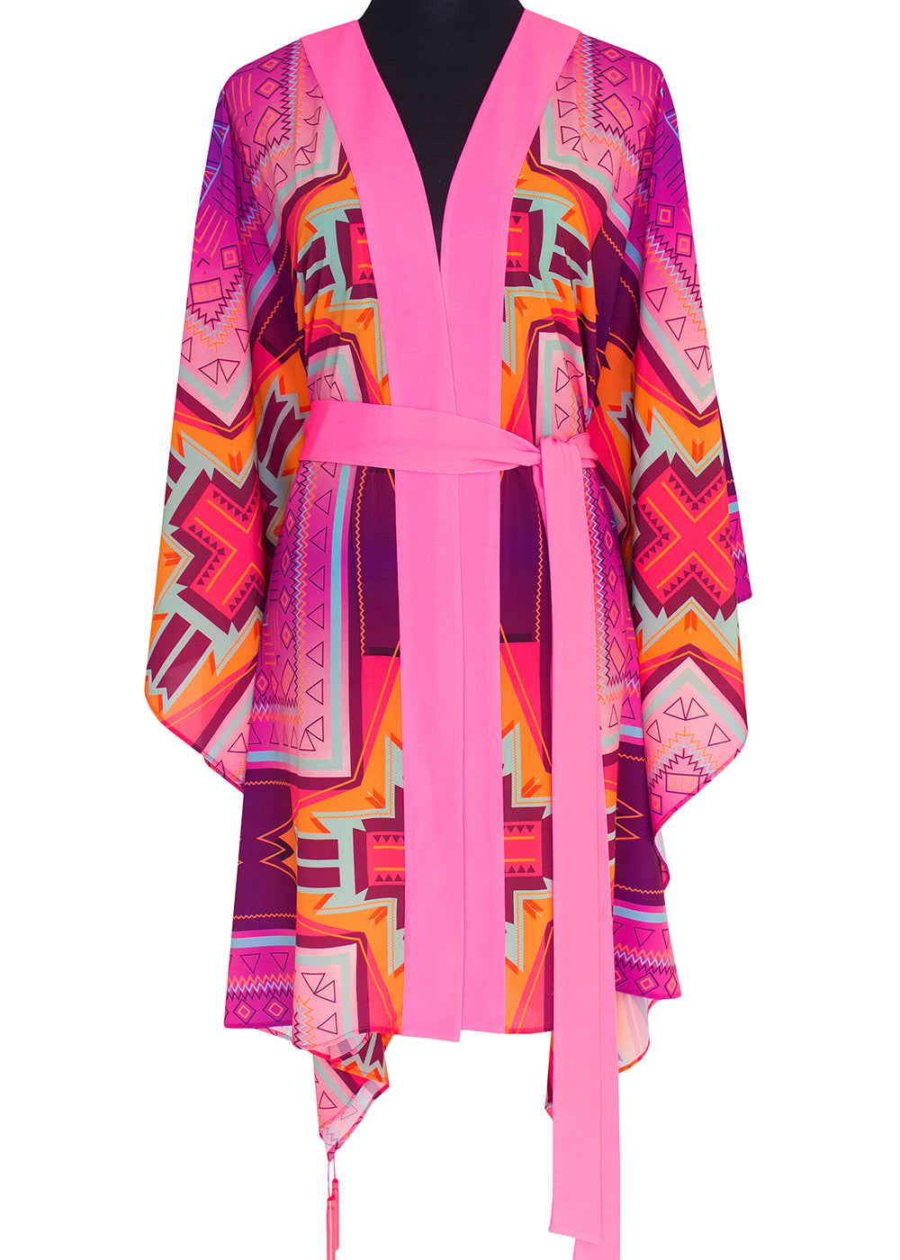 Tribal - Pink Kimono (Neon Pink)
