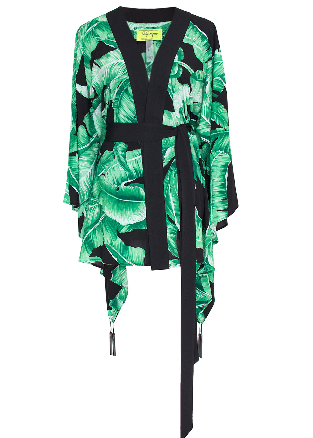 Jungle - Black Palm Kimono (Black)