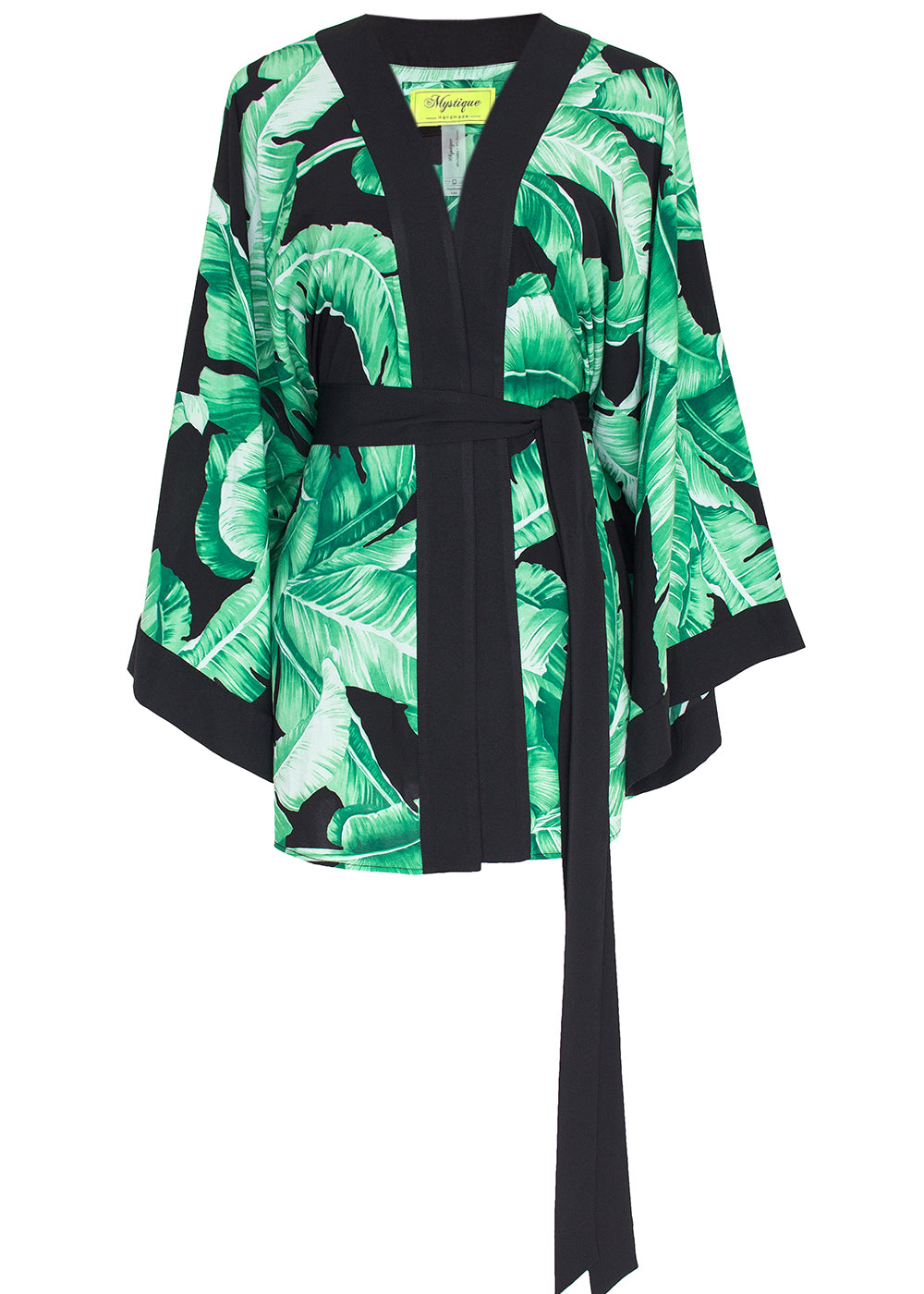 Jungle - Black Palm Kimono (Black)