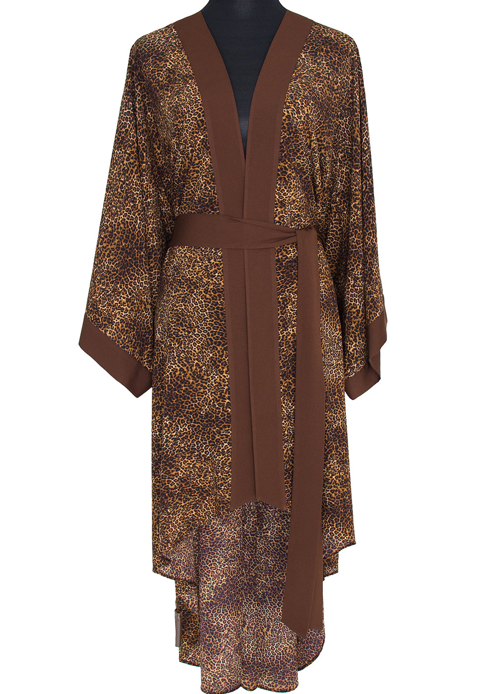 Safari - Leopardini Kimono (Brown)