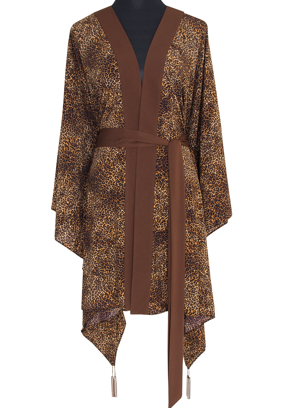 Safari - Leopardini Kimono (Brown)