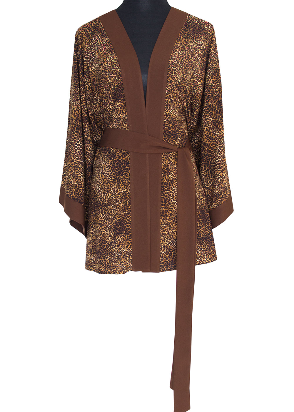 Safari - Leopardini Kimono (Brown)