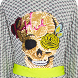 Desert - Tribe Kimono Skull (Neon Yellow)