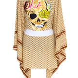 Desert - Sand Kimono Skull (Off-White)
