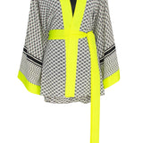 Desert - Tribe Kimono Skull (Neon Yellow)