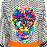 Desert - Tribe Kimono Skull (Neon Orange)