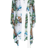 Tropics - Jaguar Kimono (Off-White)