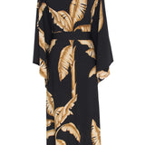 Jungle - Gold Palm Kimono (Black)
