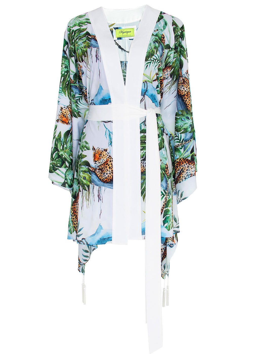 Tropics - Jaguar Kimono (Off-White)
