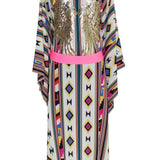 Boho - Pink Navajo Kimono Wings (Neon Pink)