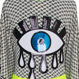 Desert - Tribe Kimono Evil Eye (Neon Yellow)