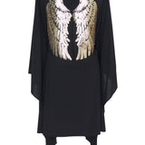 Monochrome - Black Kimono Wings (Black)