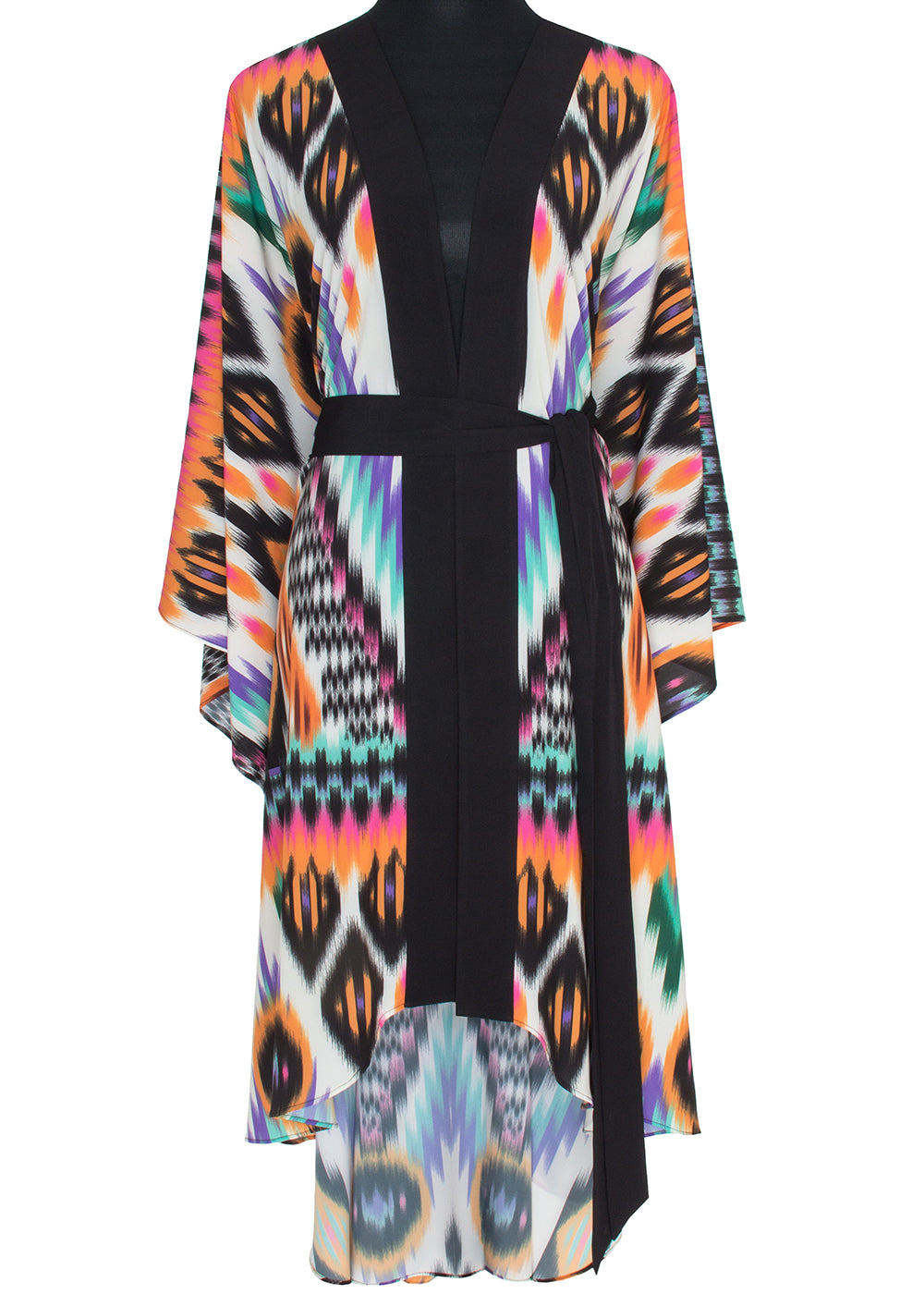 Tribal – Orange Apache Kimono Love (Black)