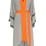 Desert - Tribe Kimono Evil Eye (Neon Orange)