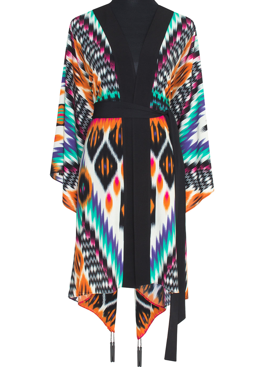 Tribal – Orange Apache Kimono Love (Black)