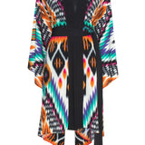 Tribal – Orange Apache Kimono Love (Black)