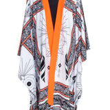 Tulum - White Magic Men's Kimono (Neon Orange)