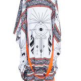 Tulum - White Magic Men's Kimono (Neon Orange)