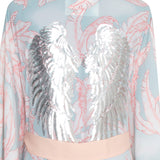 Jungle - Lazur Willow Kimono Wings (Peach)