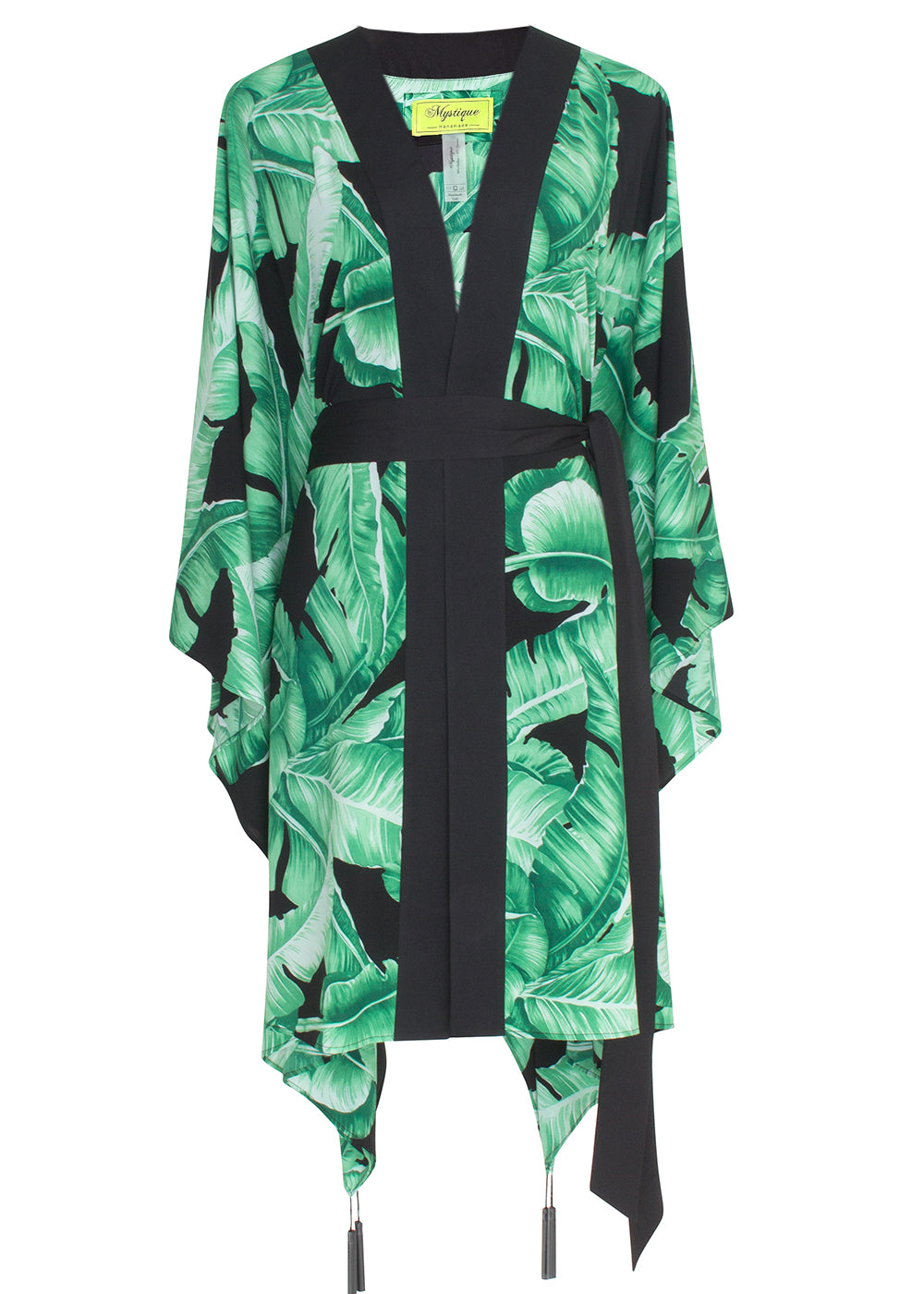 Jungle - Black Palm Kimono (Black)