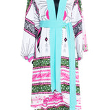 Tulum – Rainbow Magic Kimono (Turquoise)