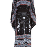 Tulum – Black Magic Kimono (Black) - Long