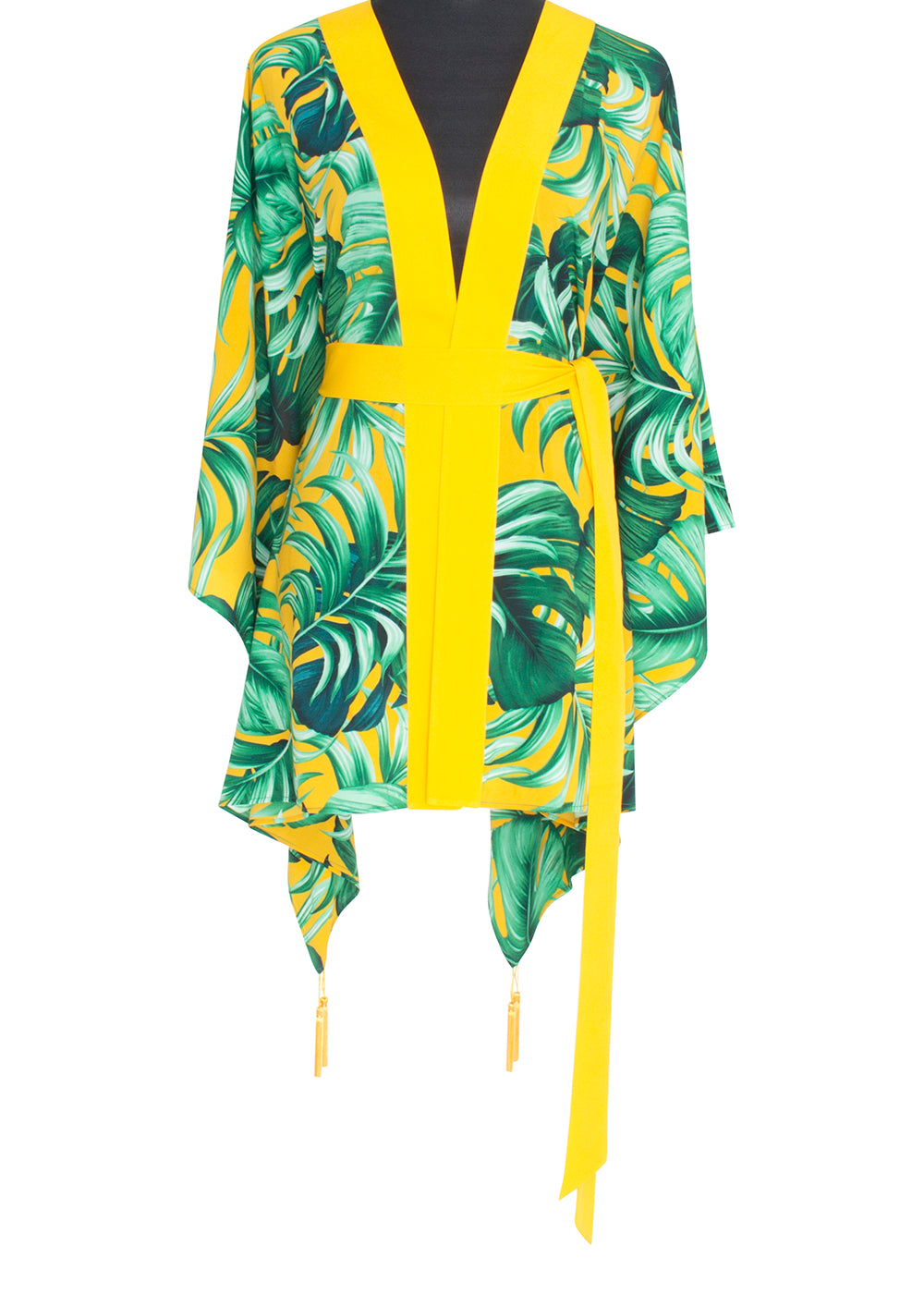 Jungle - Monstera Yellow Kimono (Yellow)