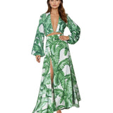 Jungle - Green Palm Vera Skirt