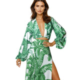 Jungle - Green Palm Vera Skirt