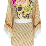 Desert - Sand Kimono Skull (Off-White)