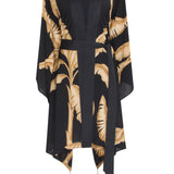Jungle - Gold Palm Kimono (Black)