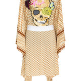 Desert - Sand Kimono Skull (Off-White)