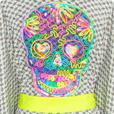 Desert - Tribe Kimono Skull (Neon Yellow)