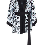 Tropics - Night Garden Kimono (Black)